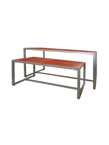 WOOD TABLE SET- C/M