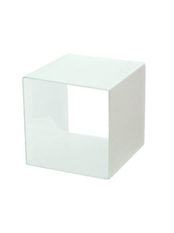 FROSTED WHITE CUBE
