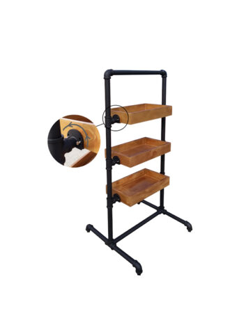 WOOD TRAY DISPLAY