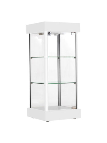 WHITE WOOD FRAME SHOWCASE