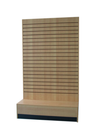 MAPLE L SHAPE MERCHANDISER