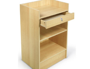 CASH REGISTER STAND MAPLE