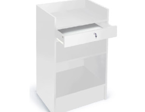 CASH REGISTER STAND WHITE