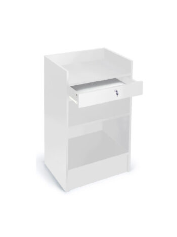 CASH REGISTER STAND WHITE