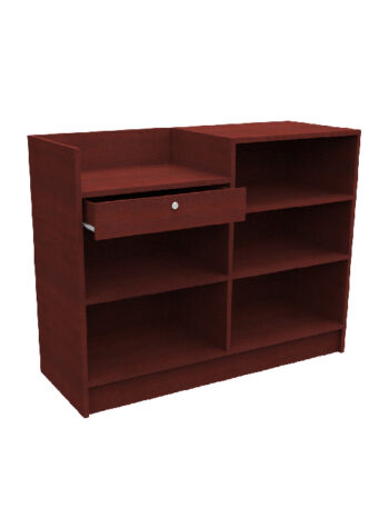 2-1 CASH WRAP REGISTER COUNTER CHERRY
