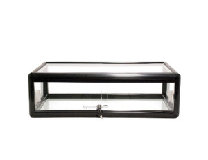 BLACK ALUMINUM SHOWCASE
